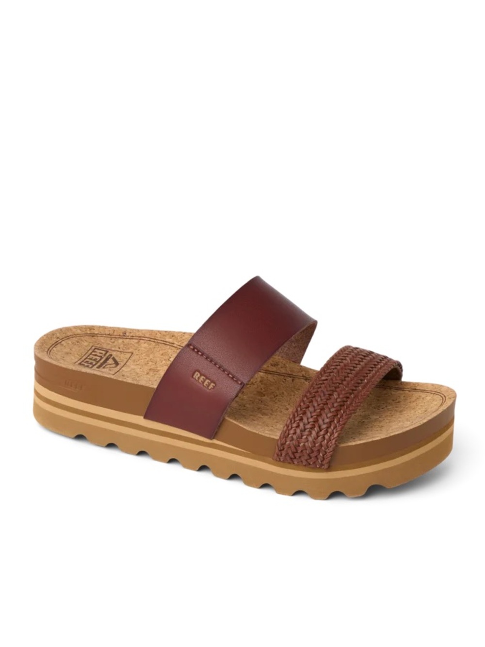 Reef Cushion Vista Hi
Women's Arch Support Sandals Chocolate Braid